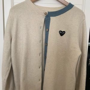 Comme de garcons cardigan